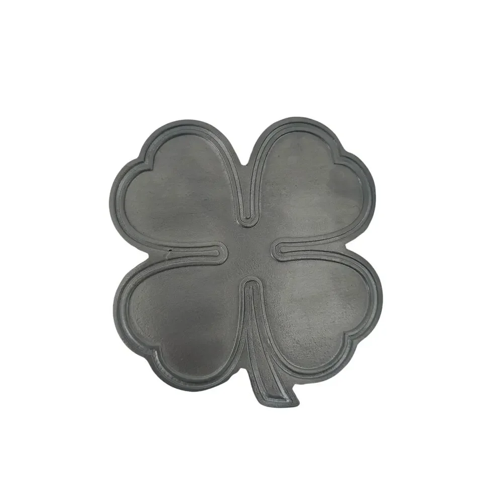 Lucky Shamrock Mens Belt Buckle 4 Leaf Clover St. Patrick's Patty Day Good